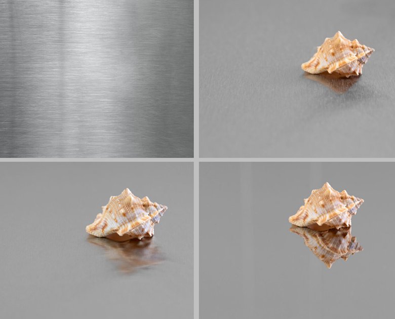 polished stainless steel sheet