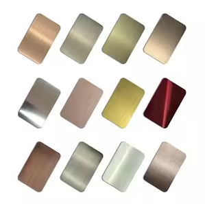 brush/hairline finish stainless steel sheet