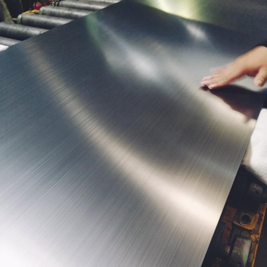 brush/hairline finish stainless steel sheet