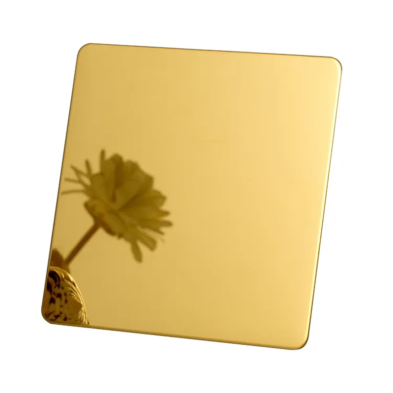 Gold Mirror Stainless Steel Sheet