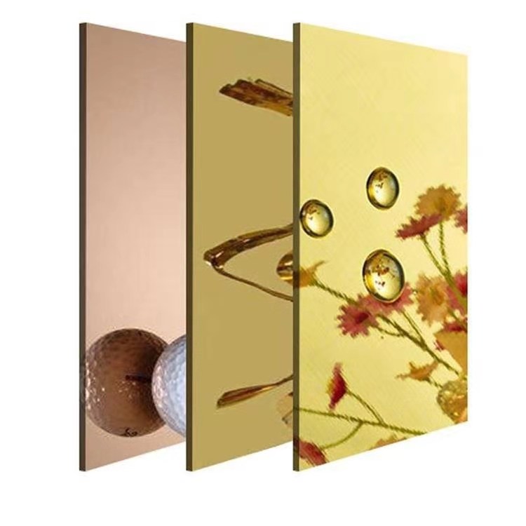 Gold Mirror Stainless Steel Sheet