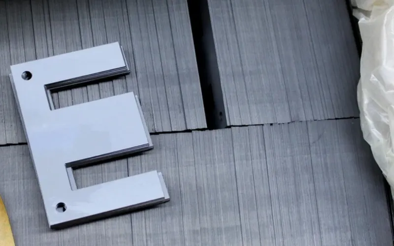 E silicon steel cores